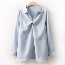 강물처럼 아이우먼 트위스트블라우스 BG8427M009 빅사이즈 (5982825)