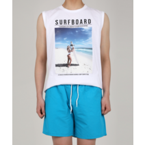 YSK 서핑 전사 민소매 나시