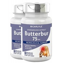 [Carlyle] 편두통 두통 포뮬러 - - 비 GMO 글루텐 PA 무료 칼라일 머위 추출물 75 ㎎을 120 캡슐 표준화