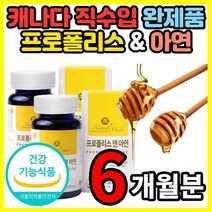 식약처 인정 Honey PROPOLI프로폴리스 프로폴리 플라보노이드 추출물 항산화 도움 40대 50대 60대 중 장년 어르신 부모님 선물 추천 6개월 분, 6개월 분 + 사은품