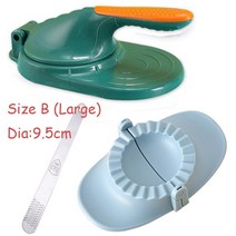 주방 도구 만두 메이커 DIY 키트 래퍼 프레스 수동 노동 절약 라비올리 엠바나다스 반죽 피부 몰더 기, 04 Size B green xx