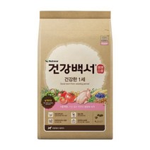 건강백서 건강한1세 2kg 1세미만사료 강아지사료 아기강아지 새끼강아지 애기강아지