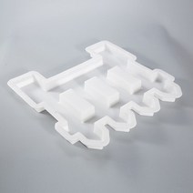 1pc 꽃 연못 울타리 벽돌 금형 농촌 정원 꽃 침대 울타리 돌 플라스틱 인테리어 장식, 1개, 1개