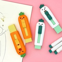 아이윙스 1500 일정 무기력 당근 슬라이드 지우개 어린이집 유치원 초등학교학원 입학선물 졸업선물, 랜덤