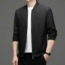 ONEPICK [안심구매 무료교환] 남자 가을 하이넥 얇은 비지니스 캐주얼 야상 야구점퍼