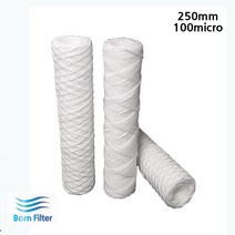 [∂LL7] 바운드필터 이물질제거 250mm 100micro 50개 주류 정수기 다용도 처리 다목적 공업용수 산업용품_h§eEA, 옵션무[#@$], §본상품§e