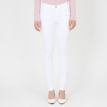게스 여성 여름 앵클스키니 화이트 데님팬츠 YI2D9091