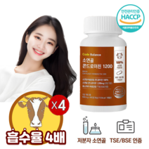 코드밸런스 100% 소연골 콘드로이친 1200, 1개, 60정