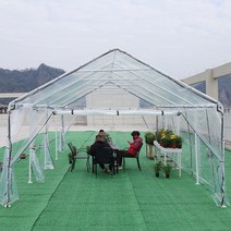 PVC 스카이비닐 두꺼운비닐 방수비닐 우레탄천막 투명비닐천막 온실 태양 창고 투명 텐트 즙이 많은 단열 안뜰 방 비 야외, M