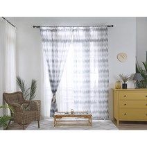 Senjoo 시안 반투명 커튼 아일렛 스크린