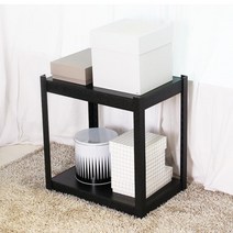 침대협탁 좁은공간 조립 2단 앵글 선반 600 무볼트랙 베란다렉 정리선반 베란다앵글 조립랙