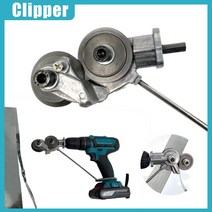 금속절단기 샤링기 밴드쇼 타일 철근 고속 목재 철판 나무 절단기 전동 드릴 가위 금속 시트 절단 기계 공, 01 카키