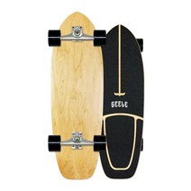 GEELE 30인치 입문용 카버보드 랜드서핑 서프스케이트보드 트럭 CX4 C7 워터본, 51