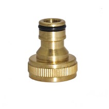 10pcs 정유량밸브 호환 1pc 1/2 "및 암나사 황동 구리 퀵 커넥터 조인트 홈 가든 급수 액세서리 자동, 02 3/4