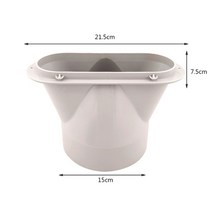 직경 15cm 휴대용 에어컨 본체 배기 덕트 인터페이스 파이프 튜브 조인트 커넥터 어댑터 액세서리, 스타일b