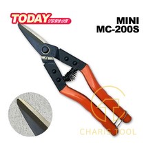 미마쯔 메탈컷 가위 미니 MC-200S 평직선 철판 원예 플라스틱 절단 만능 다목적 다용도 함석 가위 일제 일본 미마츠 MIMATSU 카리스툴