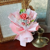 리리스 프리저브드-스위티핑크 꽃다발 생화택배 프리저브드 정기구독 드라이플라워