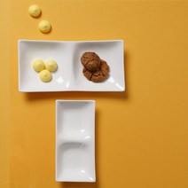 이지라이프 2칸 나눔접시 대