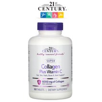 21세기센츄리 슈퍼 하이드롤라이즈드 콜라겐 비타민C 6000mg 180정