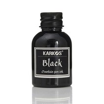 깃털 펜촉 만년필 순수한 컬러풀 30ml 잉크 리필 액체 편지지 학교 10 가지 색상펜 손상 없음 1 개, [10] Black