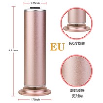 전문가 샵용 각질제거기 건조 굳은살 스크럽 페디큐어 도구 전기 그라인더 뷰티 전기 필링, 골드-영국