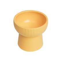 피카부 피카볼 반려동물 도자기 밥그릇, 옐로우, 1개