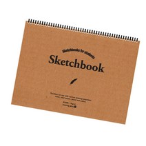 대용량 두꺼운 스케치북 8절 30매 1권 170g 아기 유아, 큰영문깃털