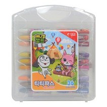 36색크레파스 티티 학용품 미술용품 색칠공부 신학기