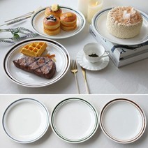 MP접시(대) 메인요리 파티 손님접대 그릇 식기, 그린