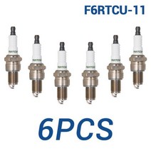 토치 점화 플러그 Candels F6RTCU-11 MITSUBISHI OUTLANDER 점화 시스템 자동 교체 부품 교체, 6 pieces F6RTCU-11