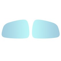반사경 실내 도로 반사경 1쌍 800R 광각 대형 비전 백미러 난방 교체용 테슬라 모델 3 Y xs 액세서리용 눈, 04 blue for model X