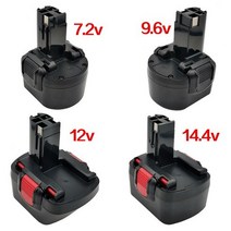 보쉬 배터리 호환 충전기 전동 공구 해머 7.2v9.6v12v14.4v 핸드헬드 GSR12-2 충전기 GSR9.6-2 적용, 12v 3.0Ah (3000밀리암페어)개