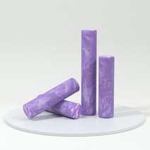 오짐 EVA 필라테스 요가 종아리 스트레칭 마사지 폼롤러 60cm, EVA 폼롤러 60cm 퍼플마블