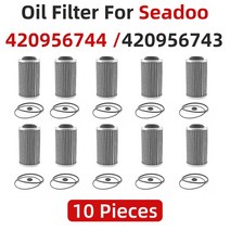 해양 420956744 오일 Seadoo BRP 130 155 170 230 300hp GTI130/155/170 GTX 170/230/300 GTR230 RXT300 GTX300, [02] 10 PIECES
