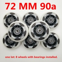 캣 타워 고양이 무소음 골판지 폴 원목 호텔 투명해먹 diy 쳇바퀴 미니 워크 휠 80mm 롤러 스케이트 인라인 스케이트 80mm 76mm 72mm 85a 90a, 72mm abec-9