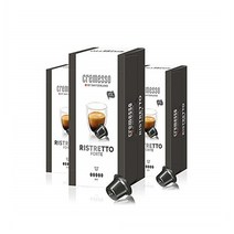 Cremesso Ristretto Forte Capsule Coffee 크레메소 리스트레토 포르테 캡슐 커피 16캡슐 3팩