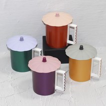 [마미스테이블] 고급 식품용실리콘 컵뚜껑 (10cm) 머그컵덮개 다용도 커버, 실리콘뚜껑 10cm베이비핑크