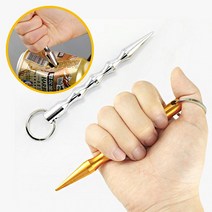 호신용품 여성 여자 메탈 휴대용 쿠보탄, 메탈 프리미엄 실버, 1개