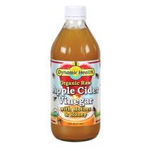 다이나믹헬스래버러터리즈 사과 식초 더 마더 앤 내추럴 허니, 473ml, 1개