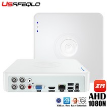 cctv녹화기CCTV DVR 4 채널 1080N AHD 디지털 비디오 레코더 IN 1 하이브리드 NVR 보안 감시 P2P, [01] 4CH