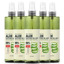 메이포레 리얼모이스처 99% 알로에베라 알로에 수딩젤 바디미스트 대용량 알로에 미스트 250ml x5개