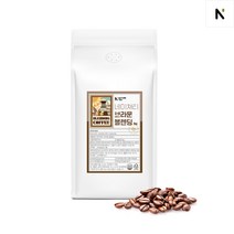 [업체발송] 네이쳐티빈 커피 브라운 블렌딩 원두 3kg (1kgx3개), 단품