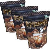 길림양행 흑당밀크티아몬드190g X 3개, 190g