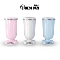 [베베모델/이중덮개형][항균리필롤 10개월분장착]5중밀폐휴지통, 상세설명 참조, [베베모델/이중덮개형] B200AR2 W(화이트)