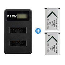 무료 NP-BX1 LCD 듀얼 충전기+배터리2개 CX405 GWP88