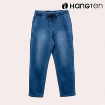 행텐 남성 풀밴딩 릴렉스핏 저지 데님팬츠-AE9L305561310