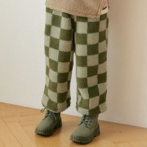 바브키즈 뽀끌이체크팬츠