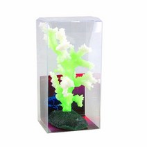 관상어 용품 빛나는 Anemone 수족관 장식 인공 실리콘 산호 물고기 탱크 액세서리 수중, [02] NO2, [01] S
