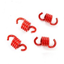 자전거 변속기 레버 스프링 2-4 레드 레이싱 헤비 2-스트로크 43-49cc 클러치 원심 브레이크 패드 엔진 포켓 오프로드, 4개