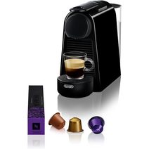 Nespresso De Longhi EN 85.B Essenza 미니 커피 캡슐 머신, 우유 거품기 없이, 블랙